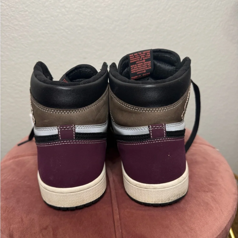 Nike Air Jordan 1 Retro High OG Hand Crafted Size 9.5 Multicolor Leather Sneaker